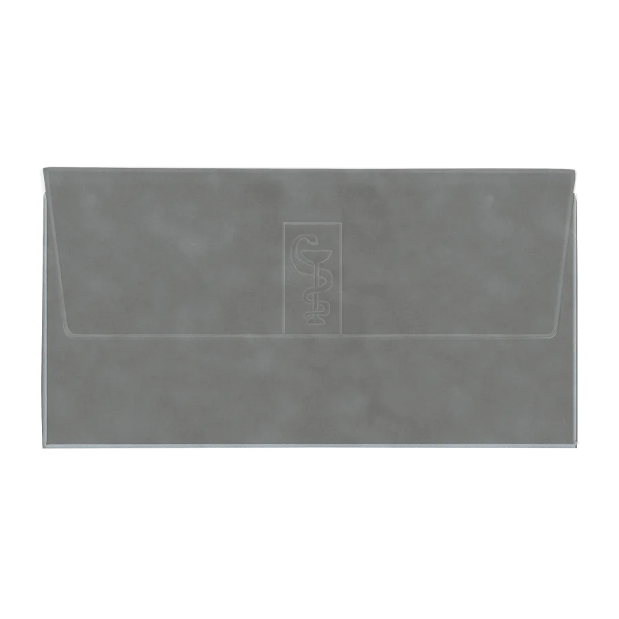 Vue 3 de Pochette sante 4 p pvc velours