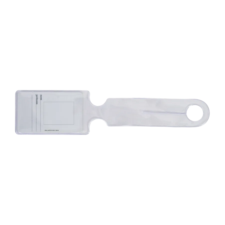 Vue 4 de Etiquette bagage-transparent