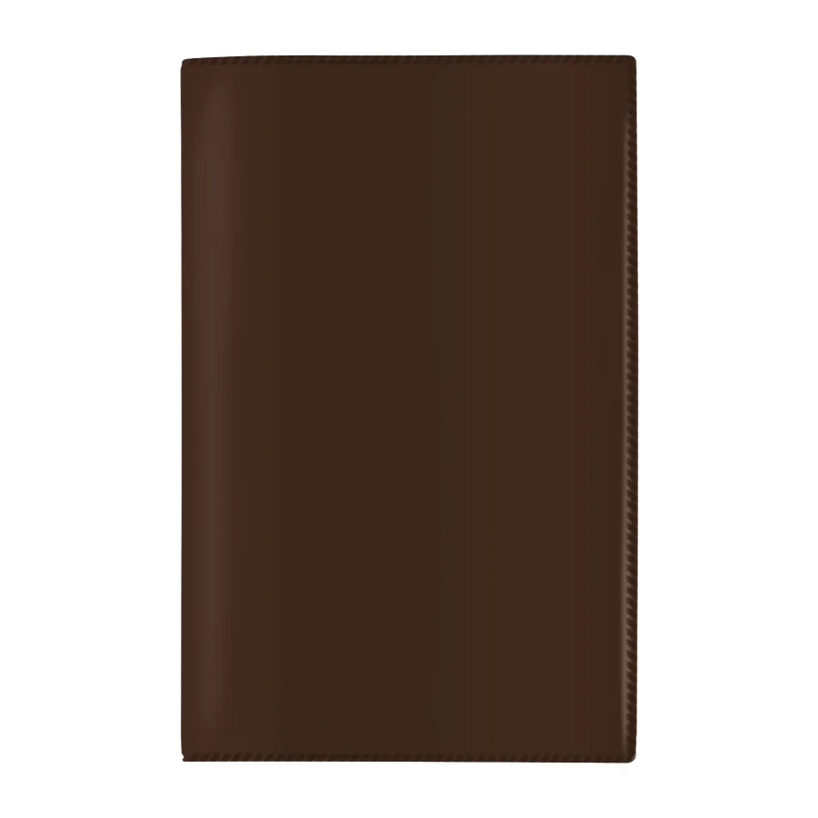 Vue 3 de Porte-carte grise pvc verni