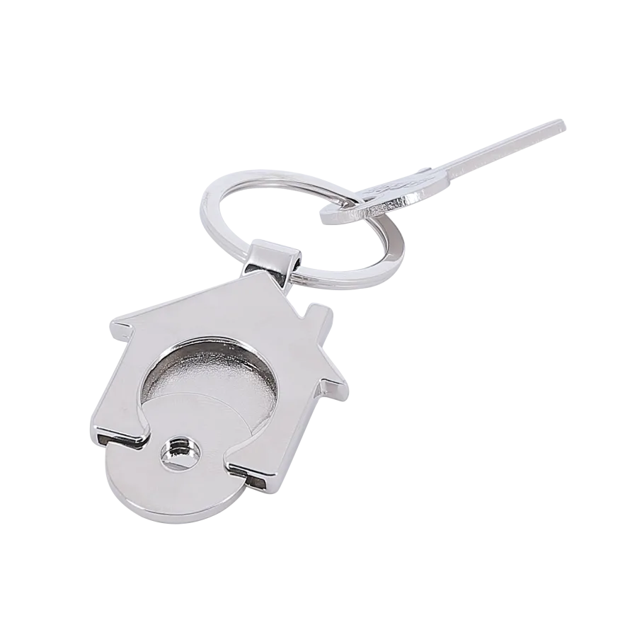 Vue 2 de Porte cles jeton maison
