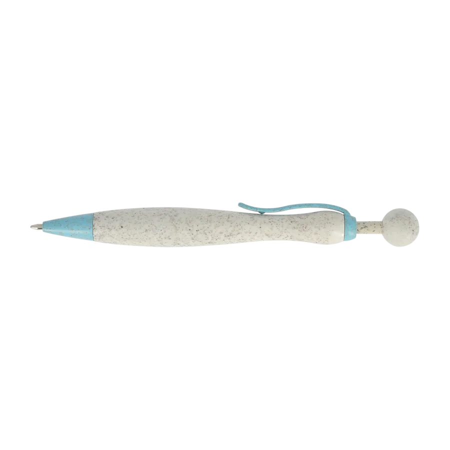 Vue 2 de Stylo boule paille de ble