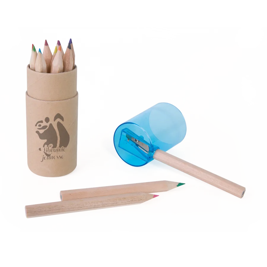 Vue 5 de Boite 12 crayons couleurs