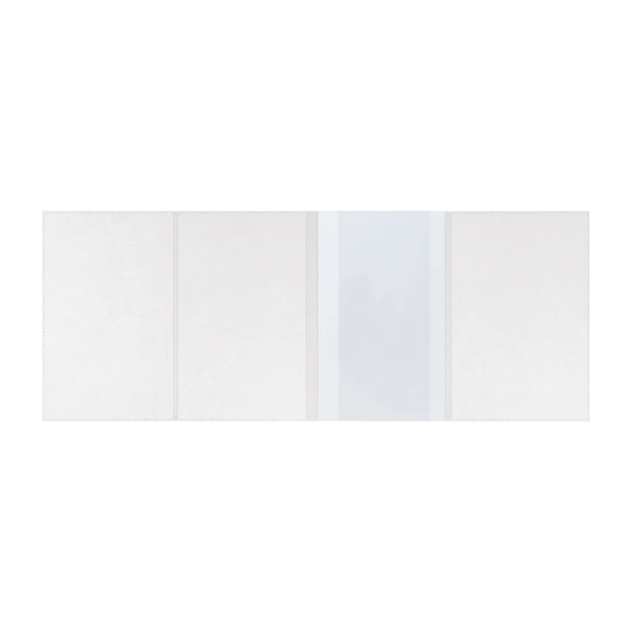Porte-carte grise pvc stand.