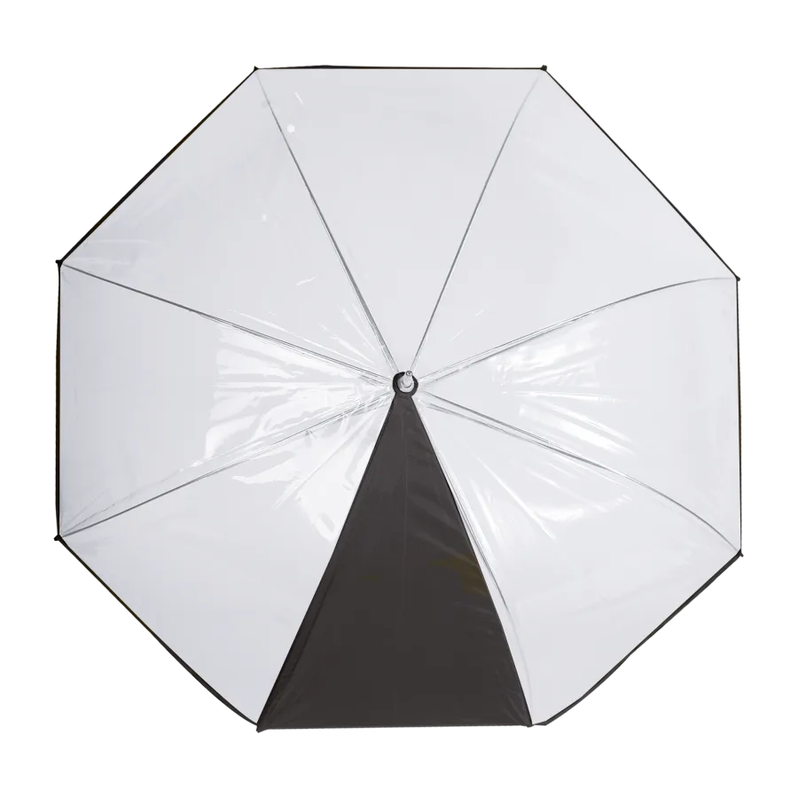 Vue 5 de Parapluie transp. 23" auto.