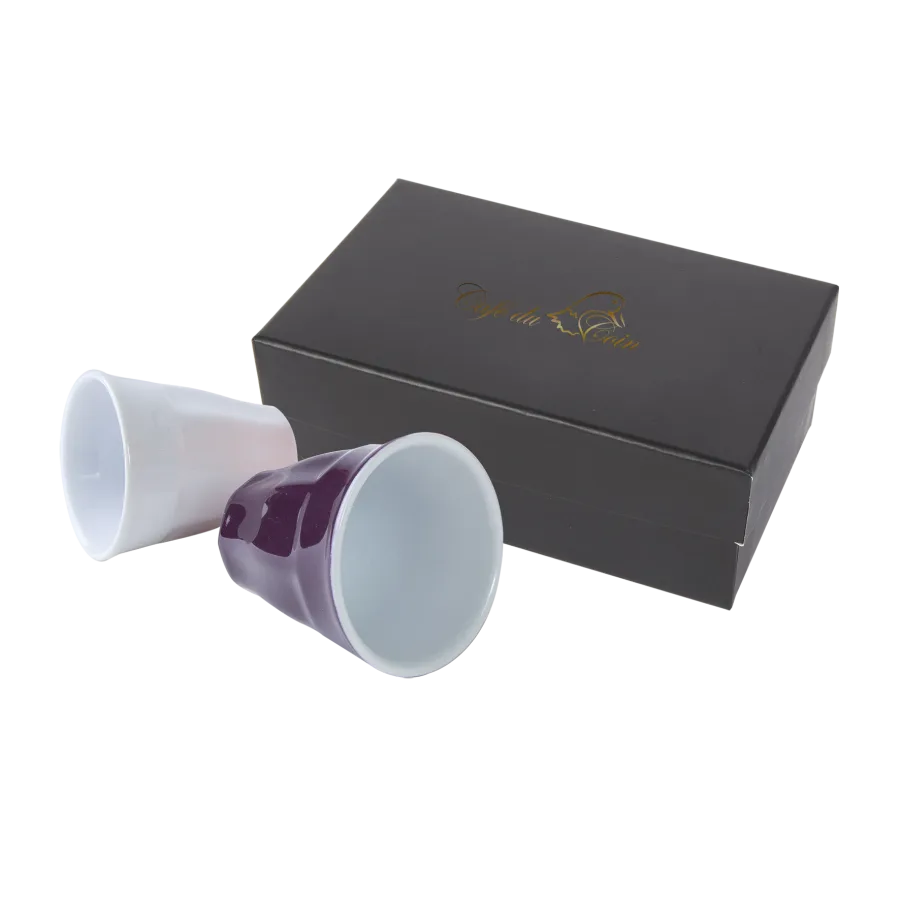 Vue 2 de Set 2 tasses expresso 8cl