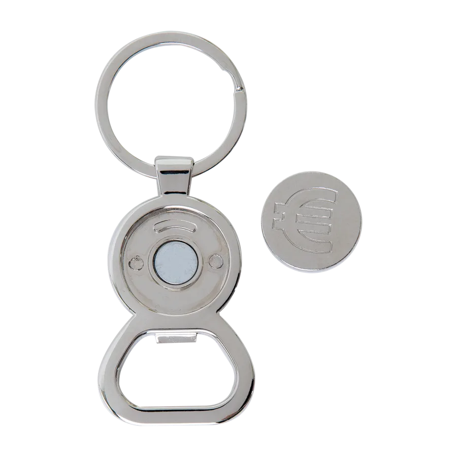 Vue 2 de Porte-cles jeton decapsuleur