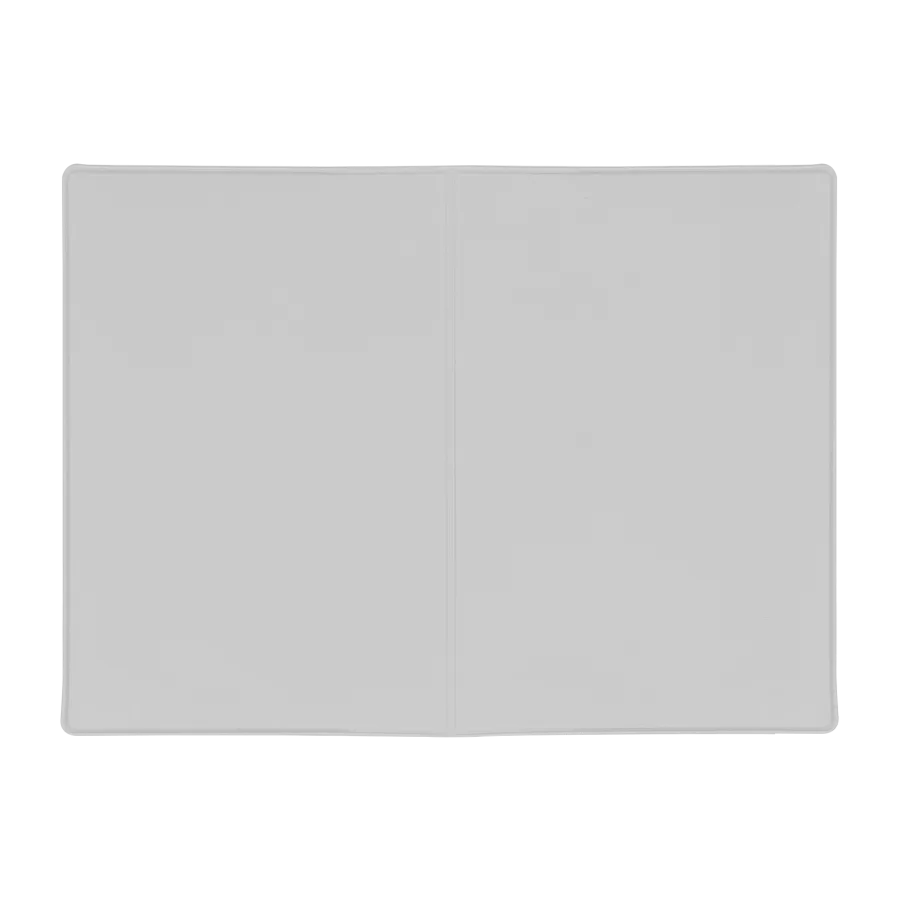 Vue 4 de Porte-carte grise pvc mat