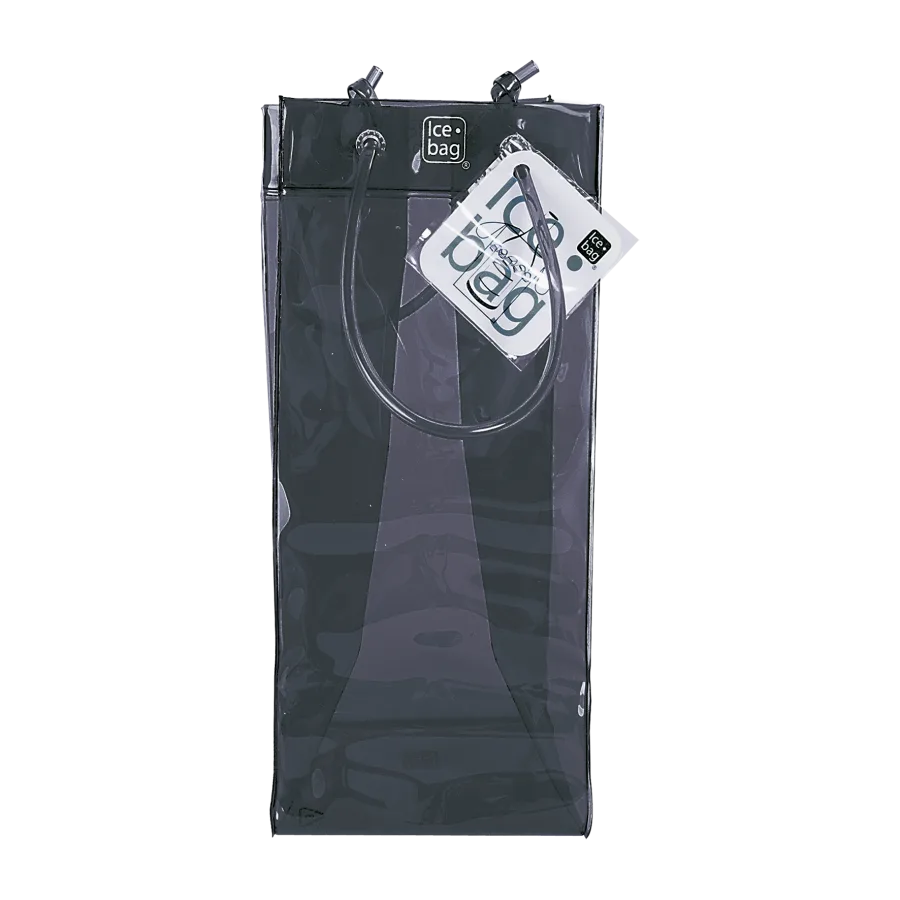 Vue 3 de Sac ice bag colore 1 bouteille