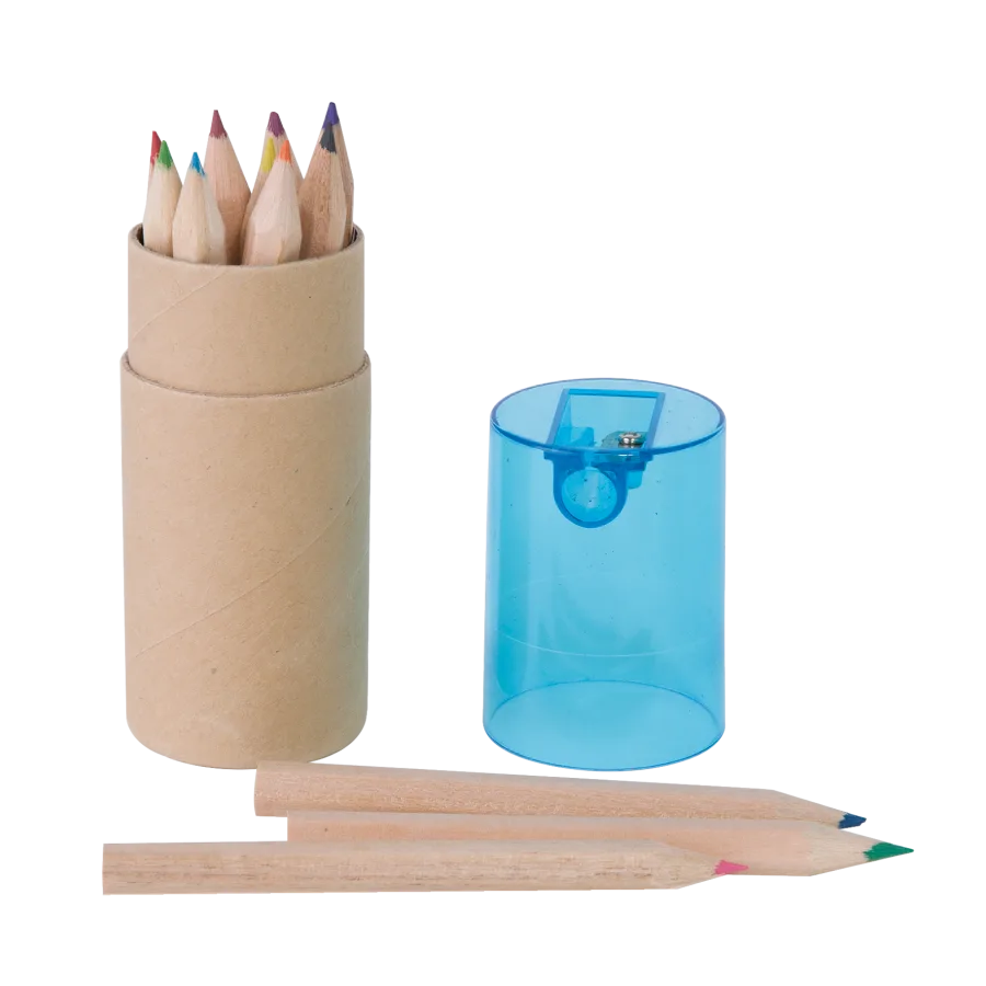 Vue 4 de Boite 12 crayons couleurs