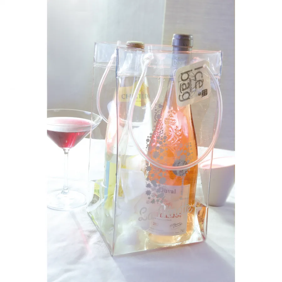 Vue 4 de Sac ice bag 2 bouteilles