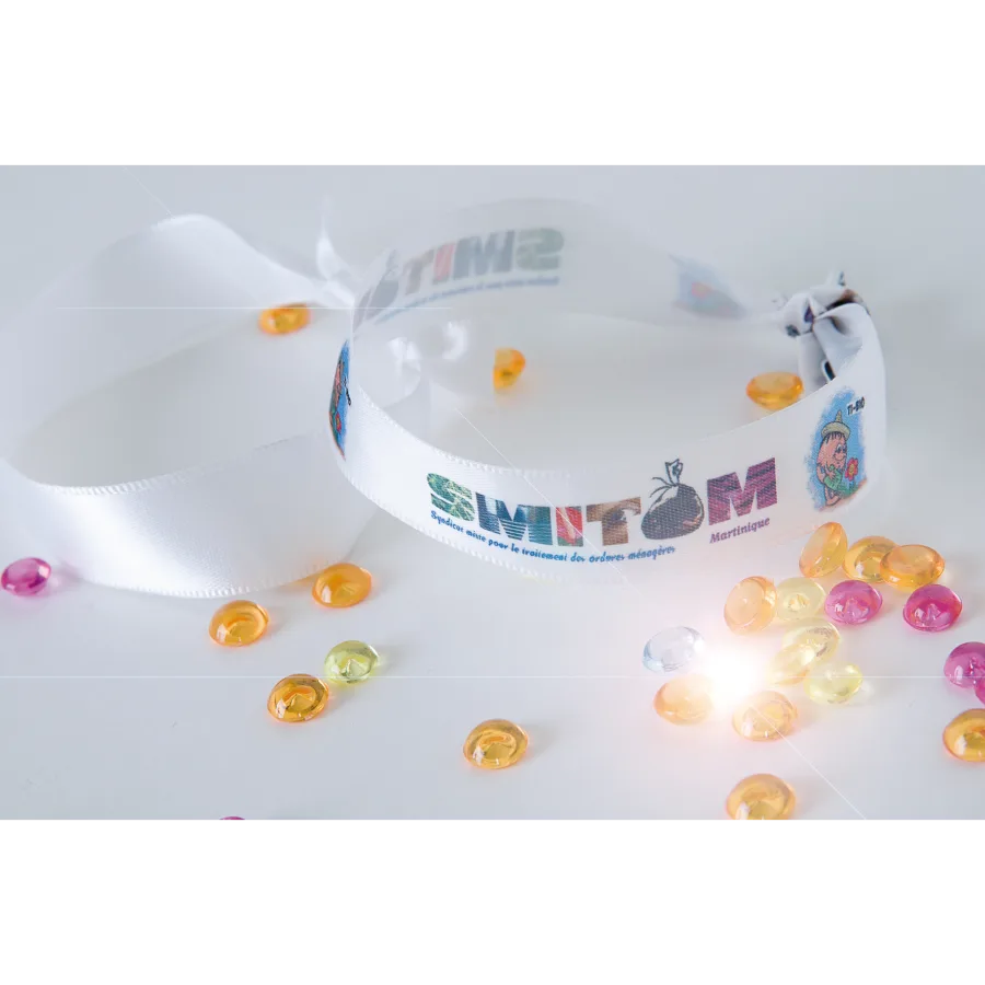 Vue 5 de Bracelet ruban satin