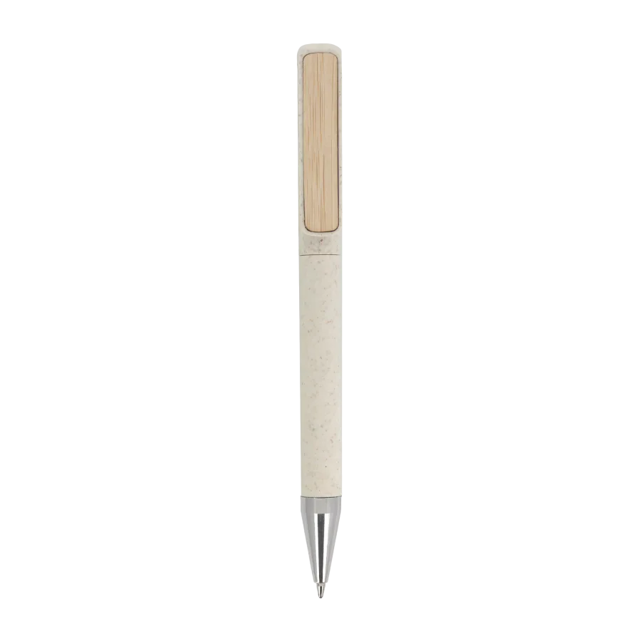 Vue 4 de Stylo paille de ble/ bambou