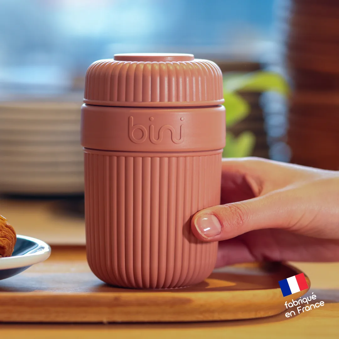 Mug nomade hermétique bio-sourcé Made in France