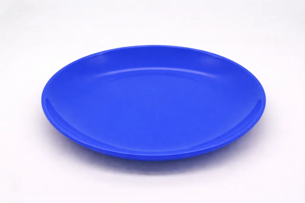 Vue 3 de Assiette ronde à dessert réutilisable