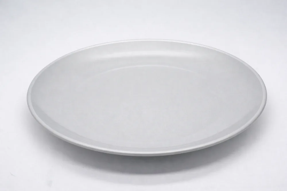 Assiette ronde plate réutilisable