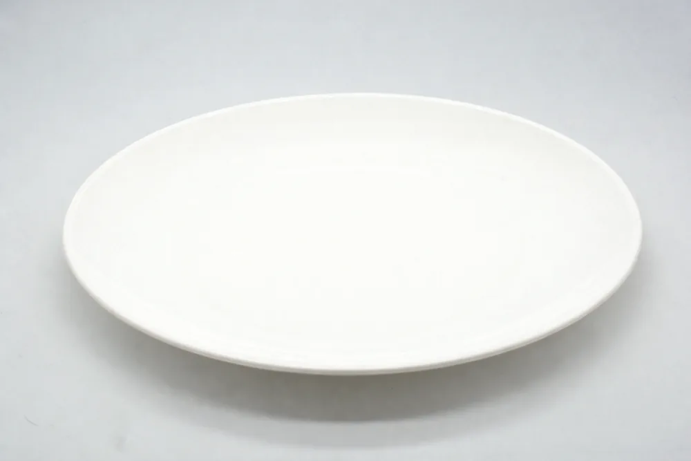 Vue 2 de Assiette ronde plate réutilisable