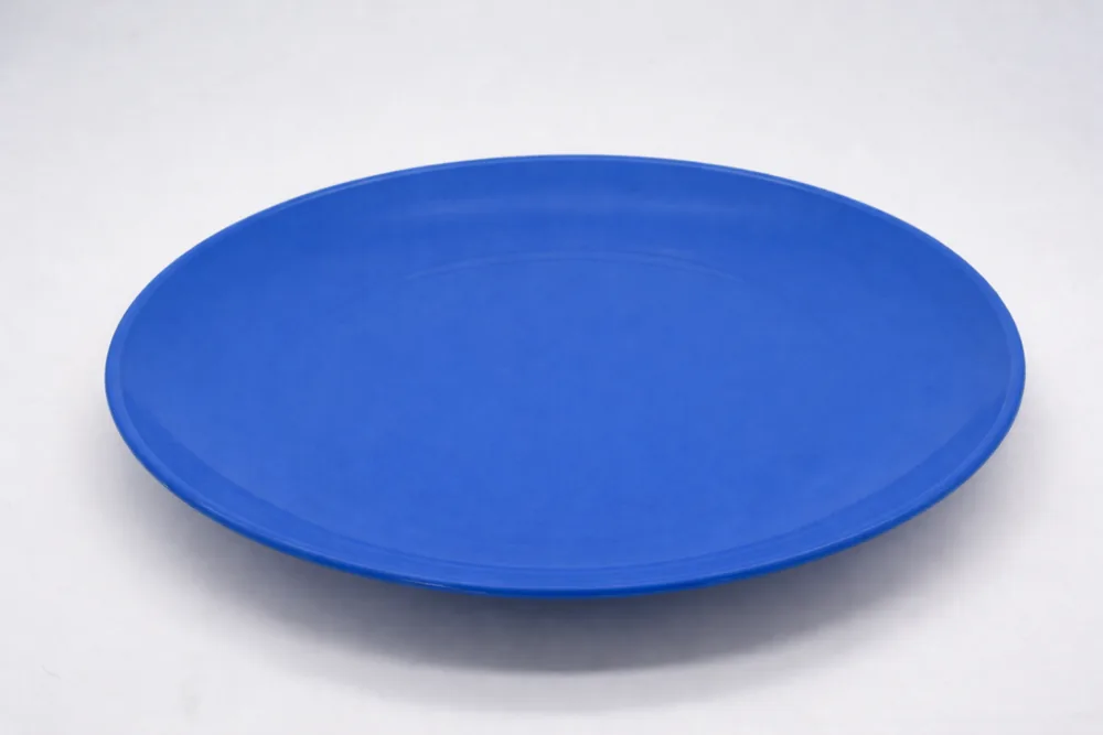 Vue 3 de Assiette ronde plate réutilisable