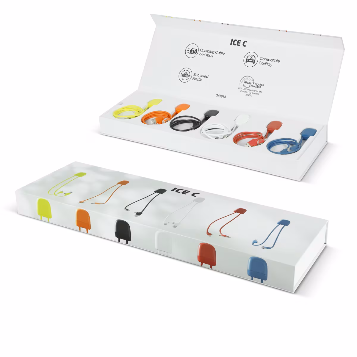 Vue 3 de Boîte de présentation du Xoopar Ice-C GRS Charging cable