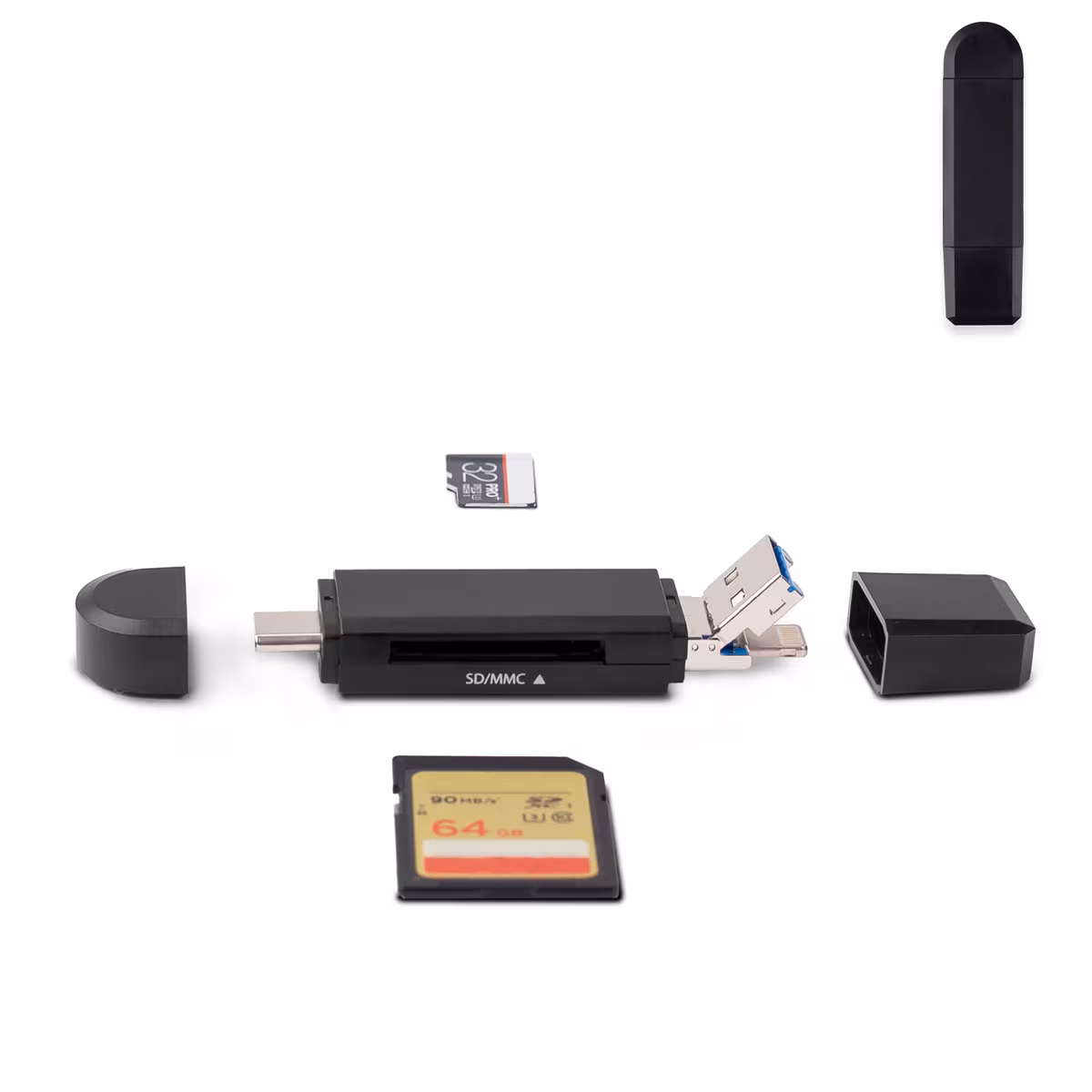 Vue 6 de Lecteur de carte USB