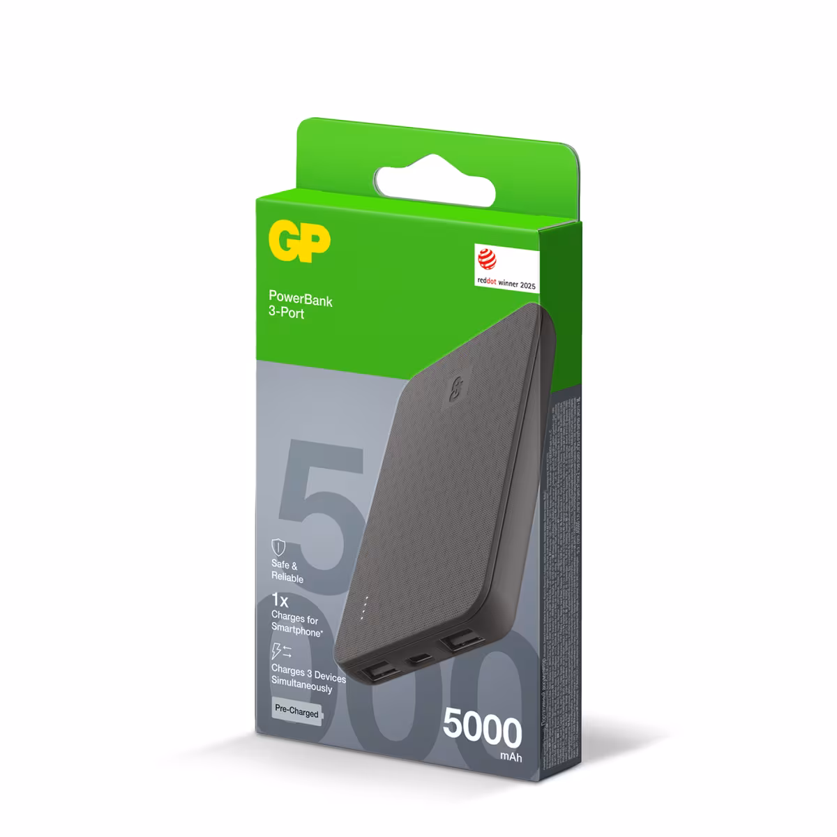 Vue 7 de GP B+ Series Powerbank 5000 mAh
