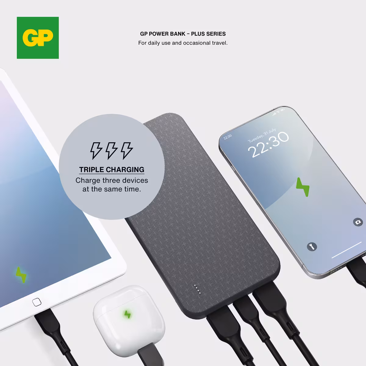 Vue 10 de GP B+ Series Powerbank 10000 mAh