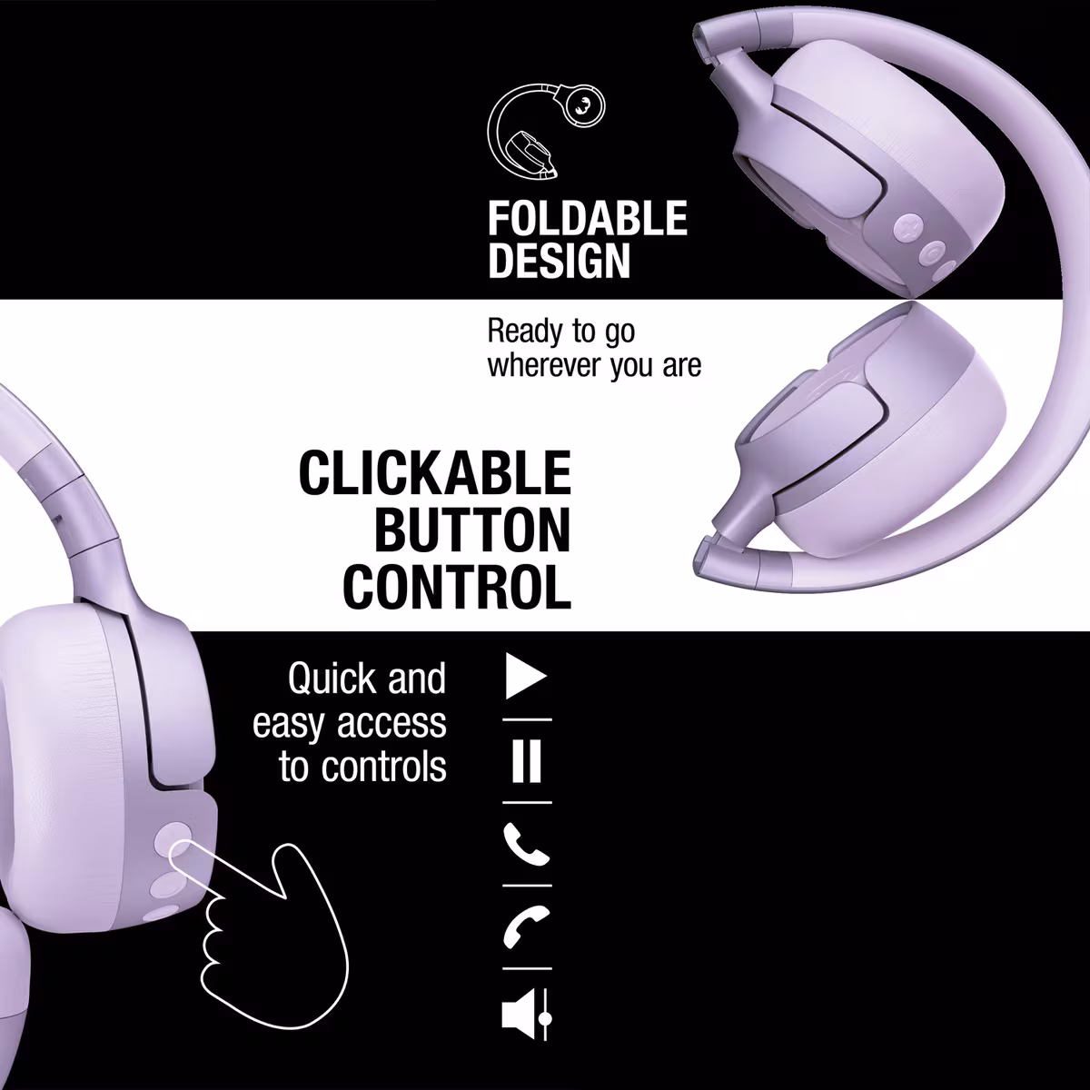 Vue 5 de 3HP1100 I Fresh 'n Rebel Code Fuse-Wireless on-ear headphone