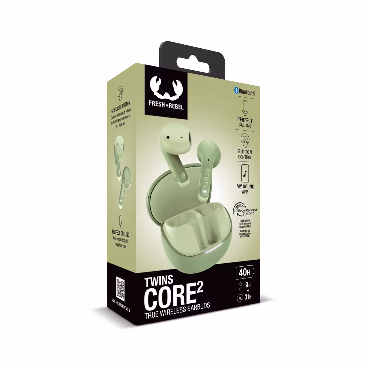 Vue 17 de Fresh 'n Rebel Twins Core 2 Écouteurs intra-auriculaires