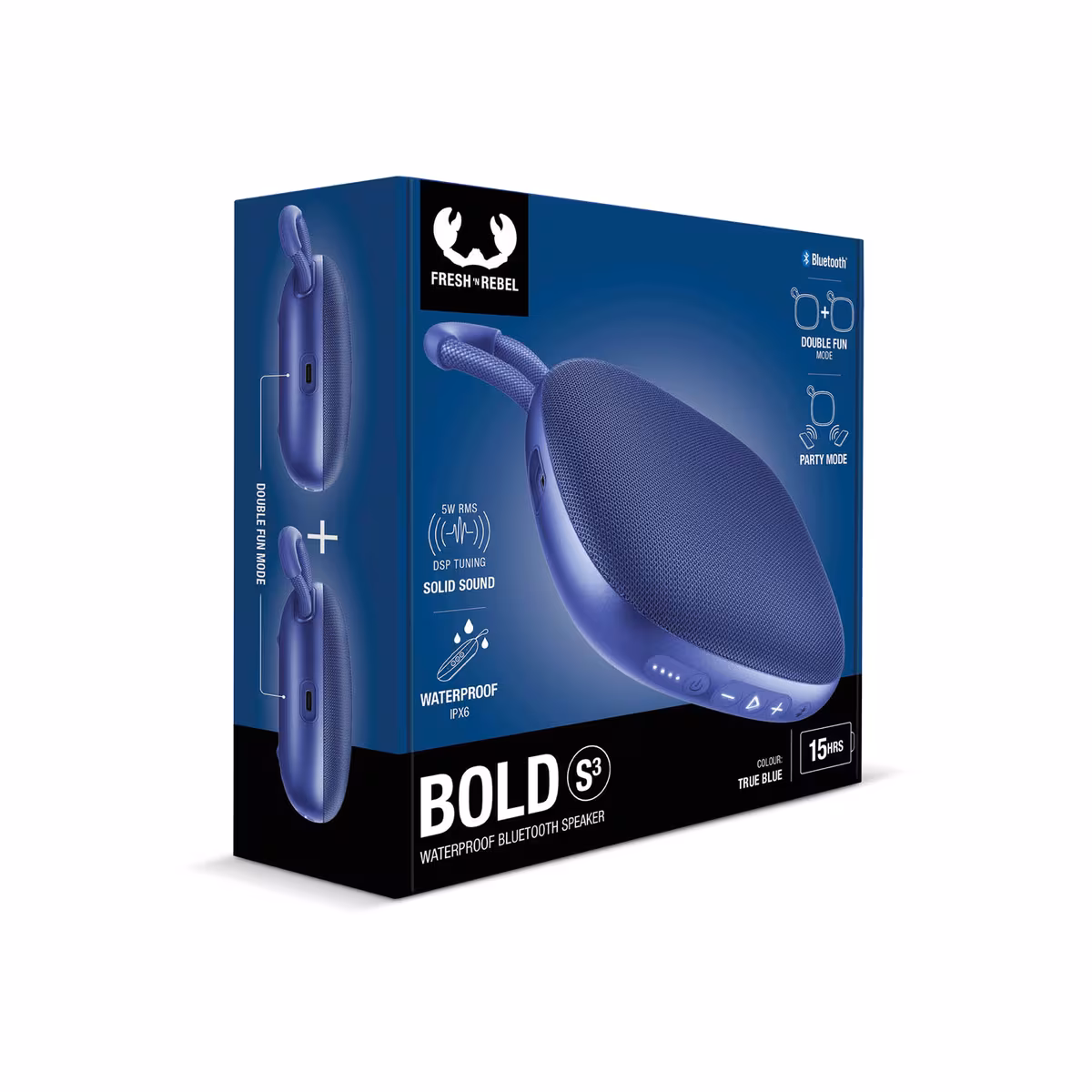 Vue 7 de Enceinte Bluetooth étanche Fresh n Rebel Bold S3