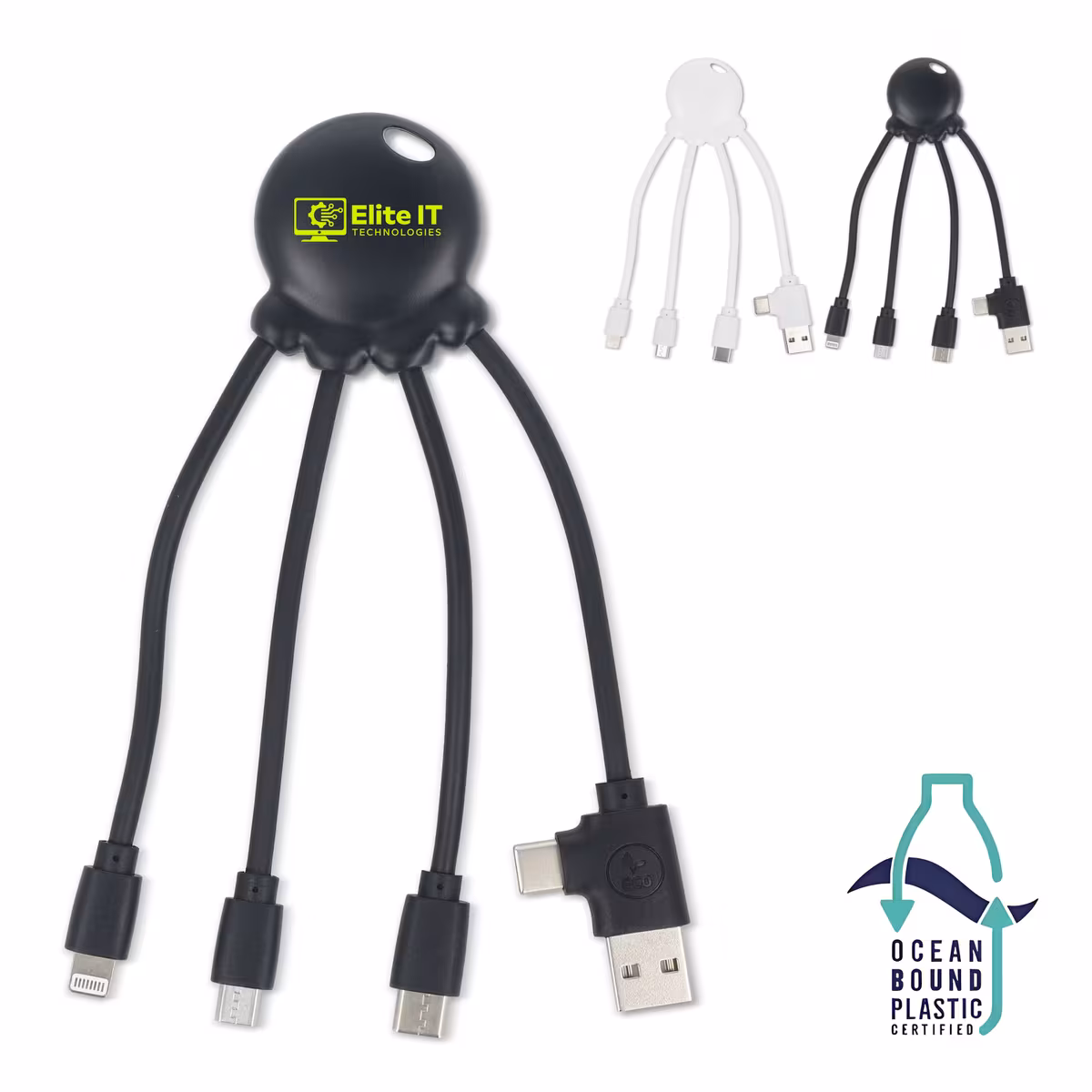 Vue 6 de 4009| Xoopar Eco Octopus Câble de recharge Ocean Bound Plastic