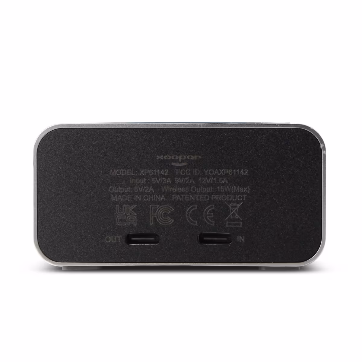 Vue 23 de Chargeur sans fil Xoopar Reddi Charge PD avec horloge