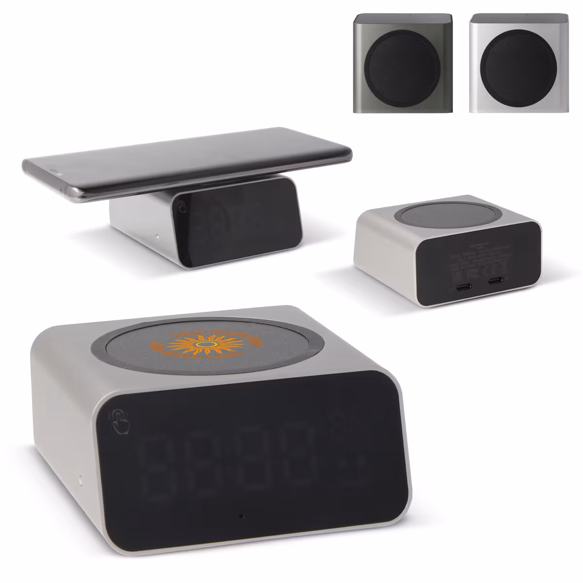 Vue 11 de Chargeur sans fil Xoopar Reddi Charge PD avec horloge