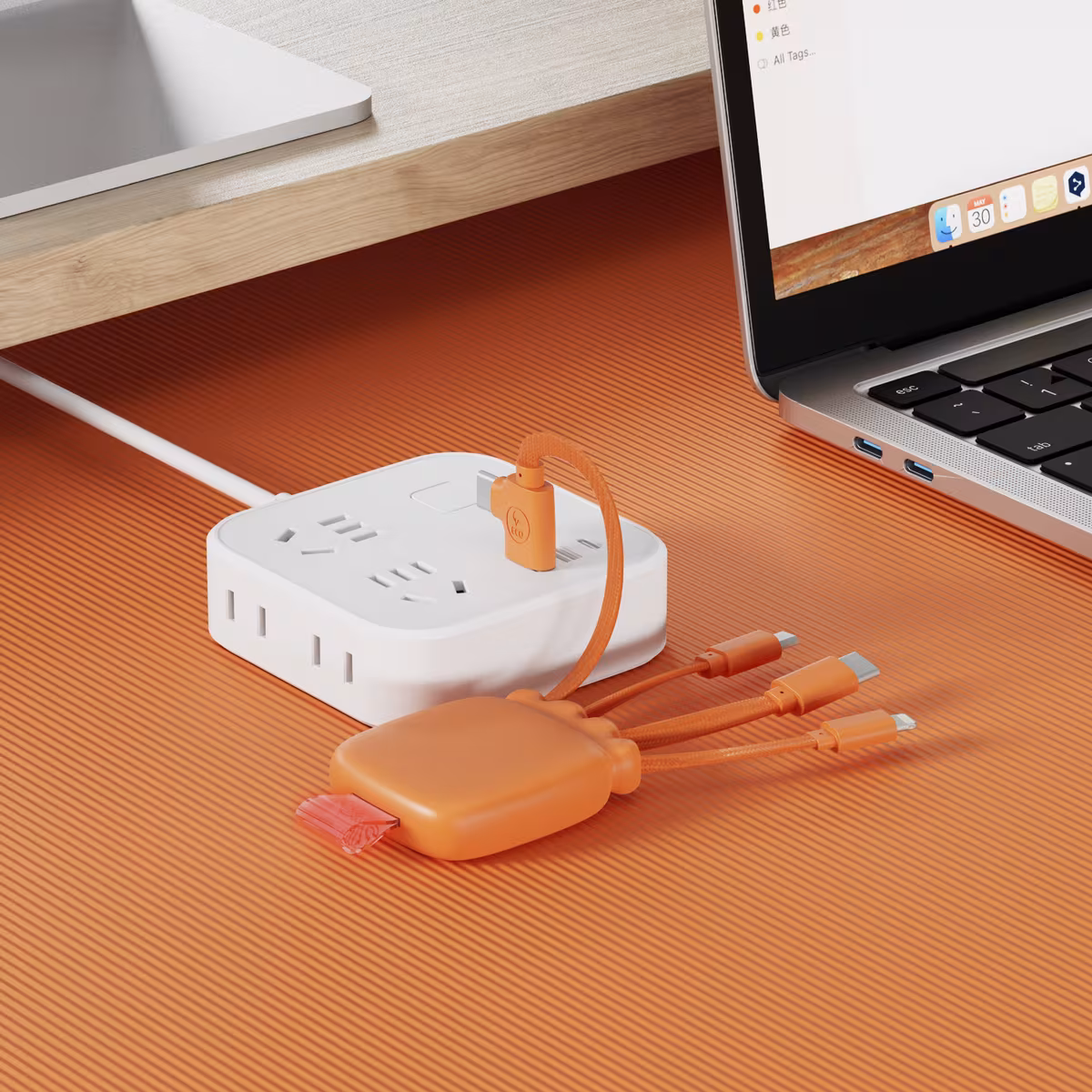 Vue 16 de 3192 | Xoopar Octopus Gamma 2 Powerbank with Bio Charging cable 3000mAh