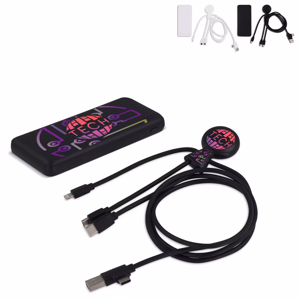 3199 | Xoopar Mr. Bio Powerbank and Cable pack 7000mAh