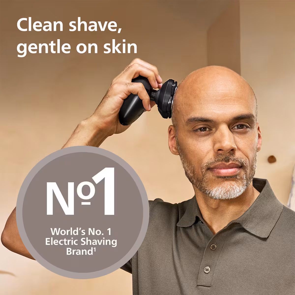Vue 4 de HS5980/15 Philips Series 5000 Headshaver Wet & Dry Rasoir
