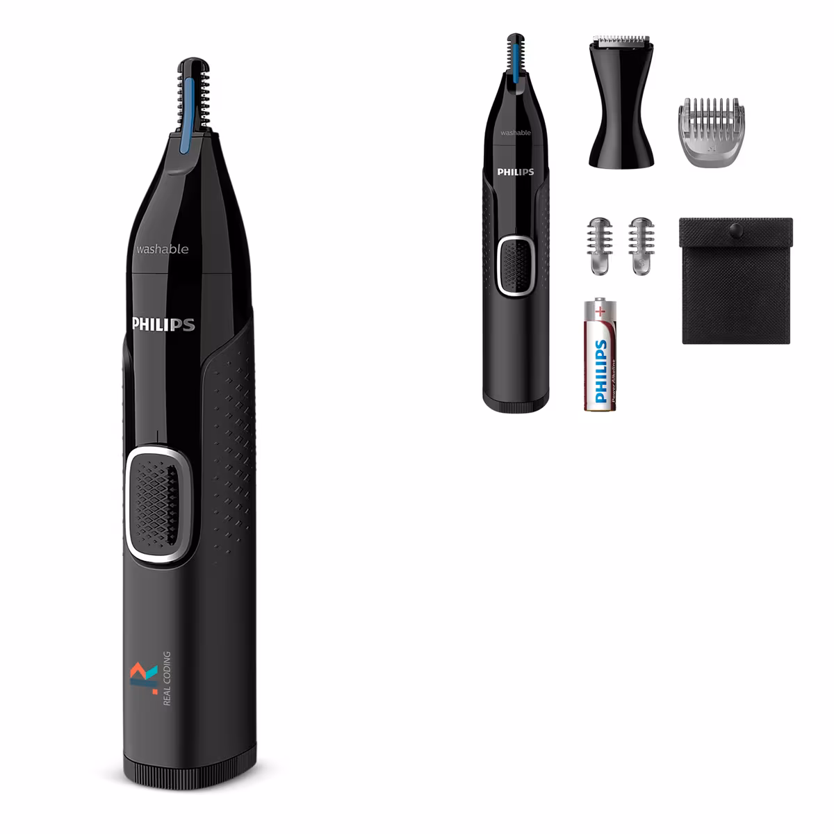 Vue 7 de NT5650|Philips Tondeuse nez, oreilles et sourcils avec 5 accessoires