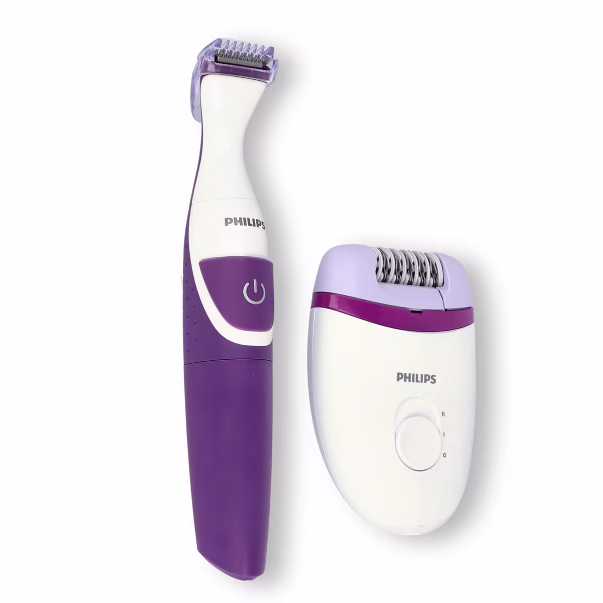 Vue 4 de BRP505|Philips Satinelle épilateur compact filaire et tondeuse bikini sans fil