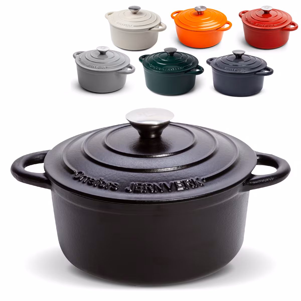 Vue 5 de Orrefors Jernverk Poêle en fer émaillé 2.8L
