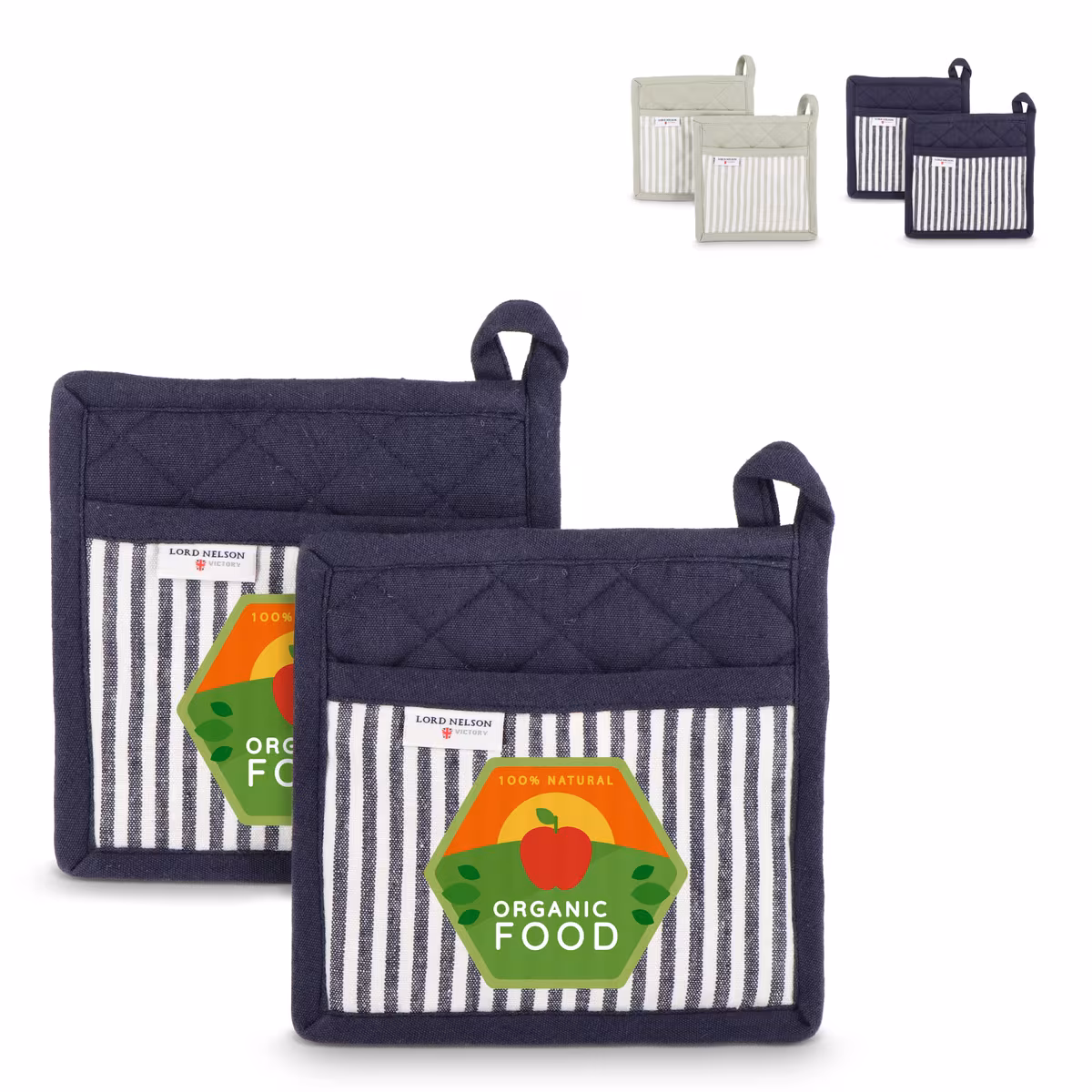 Vue 6 de Ensemble de 2 gants de cuisine Lord Nelson Victory