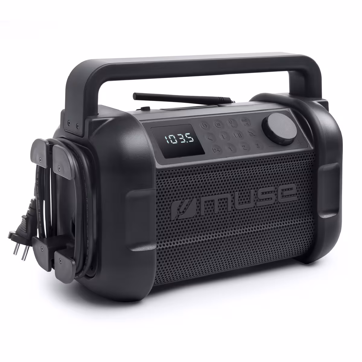 Vue 2 de M-928 | Muse radio de travail avec bluetooth 20W radio FM