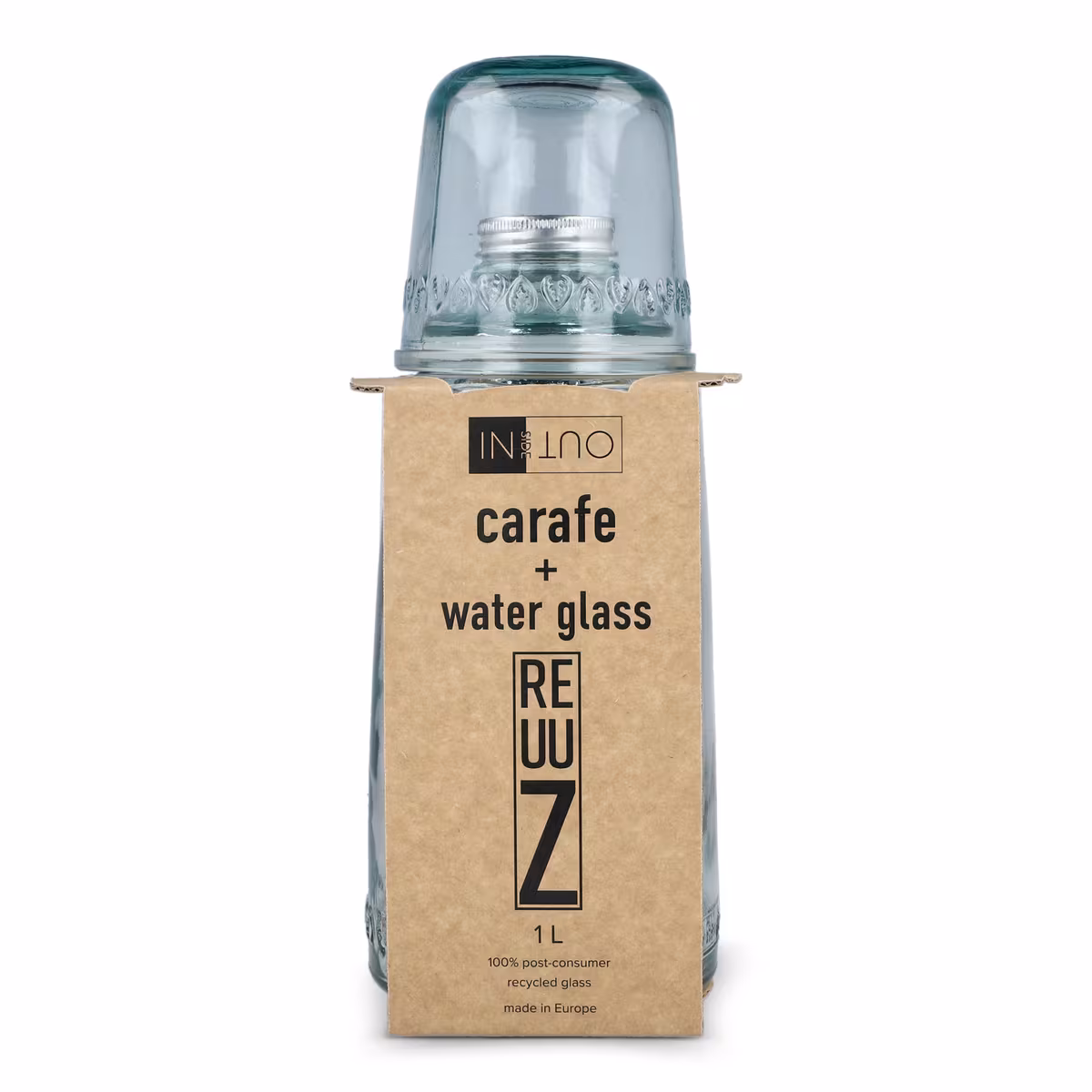 Vue 5 de Ensemble de verres en verre recyclé InSideOut ReuuZ 1 L