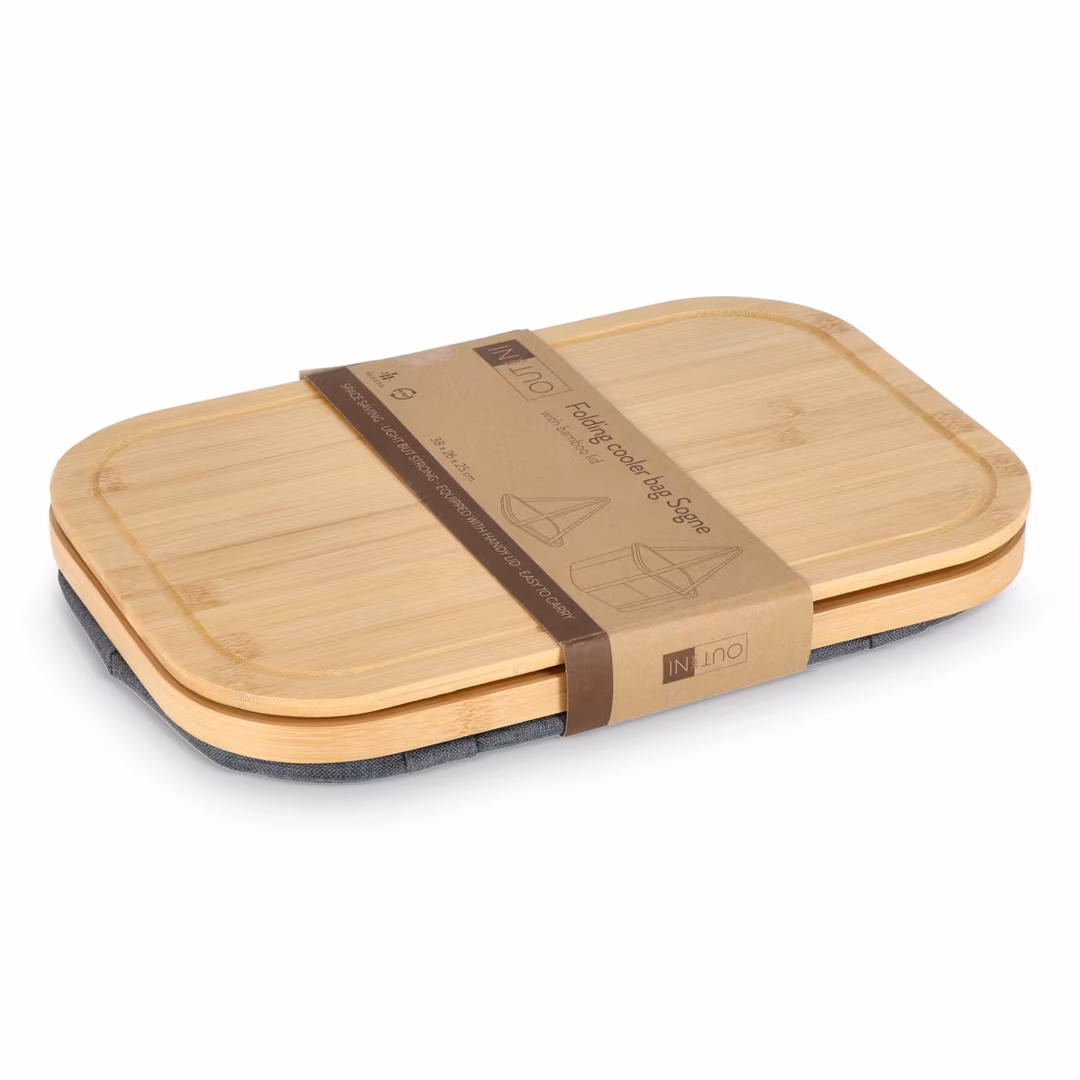 Vue 4 de Panier Sogne InSideOut pliable (refroidissement) 38 x 26 x 25cm rPET