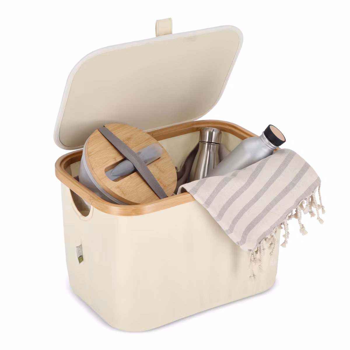 Vue 22 de Panier pliant InSideOut avec couvercle Sogne 38 x 26 x 25cm rPET