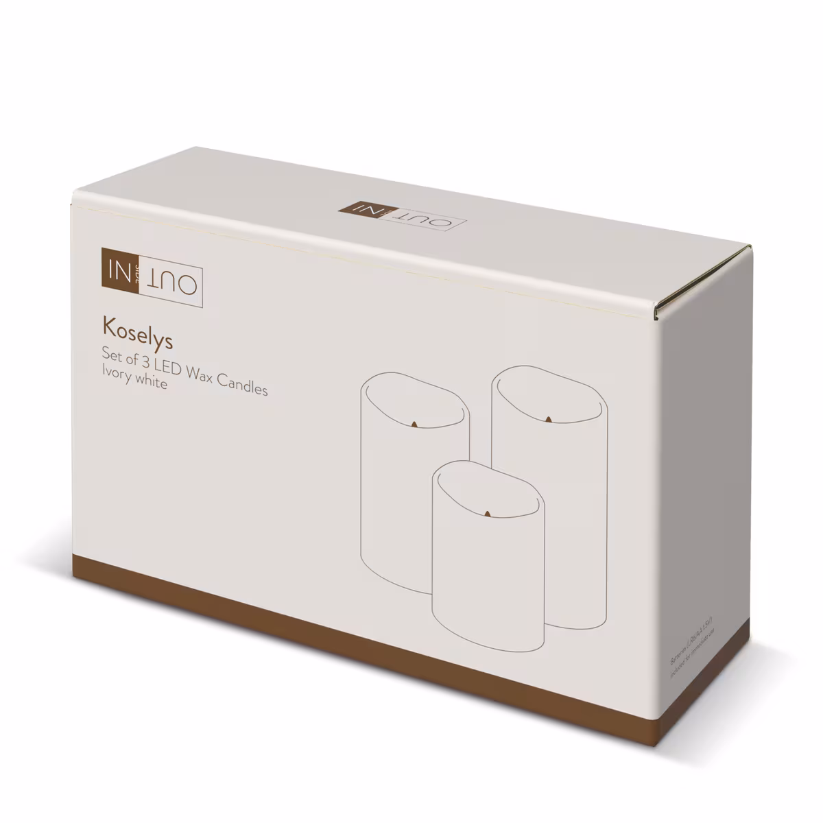 Vue 13 de Ensemble de 3 bougies LED Koselys (fonctionnant à piles)