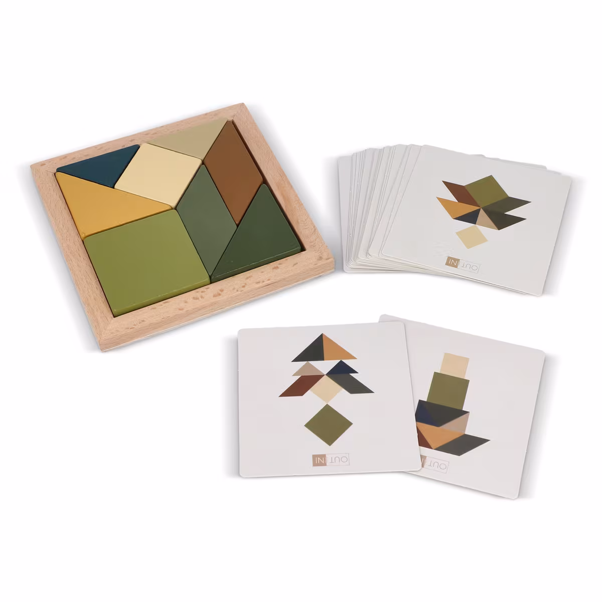 InSideOut Tangram en bois think IQ puzzle