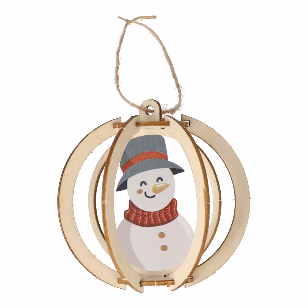 Vue 1 de InSideOut Ornement de Noël en bois set de 3
