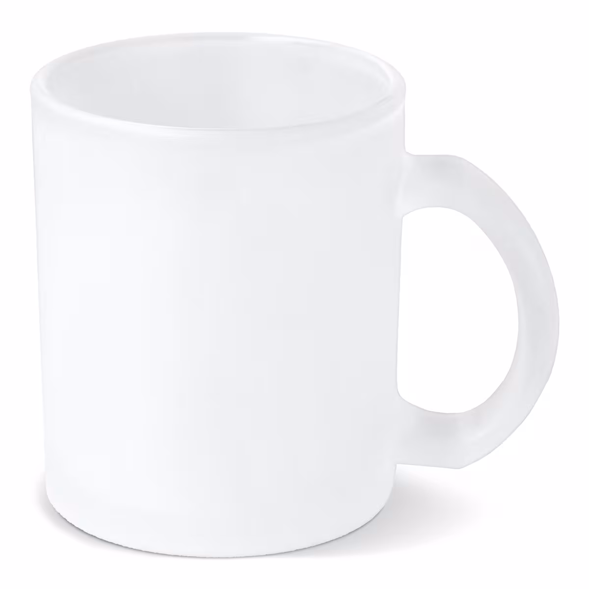 Vue 1 de Mug en verre dépoli subli Mallorca 335ml