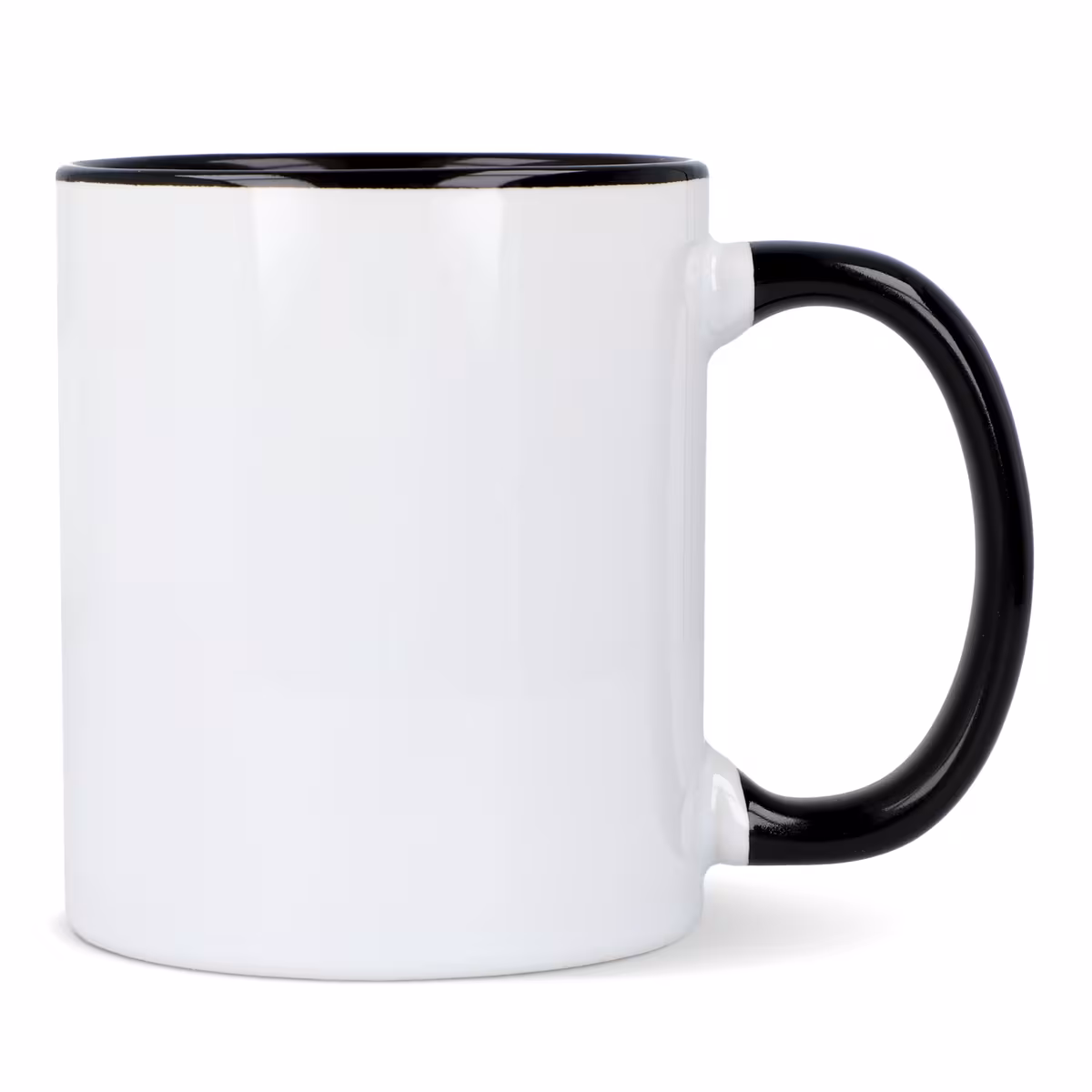 Vue 4 de Mug subli Oslo coloré à l'intérieur & anse 300ml