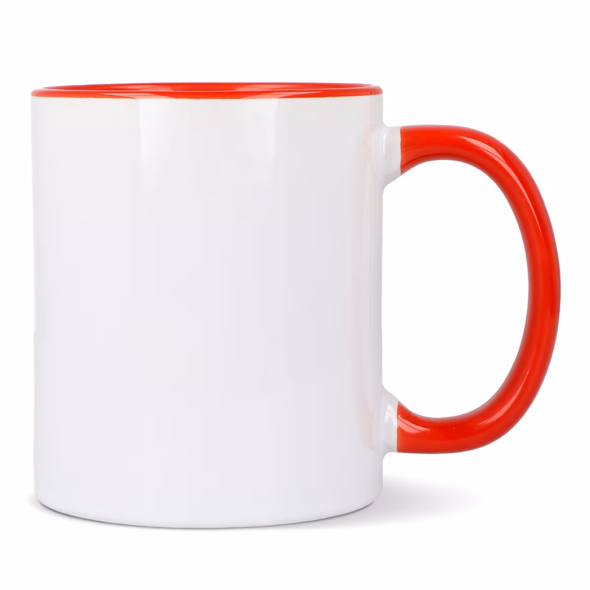 Vue 25 de Mug subli Oslo coloré à l'intérieur & anse 300ml
