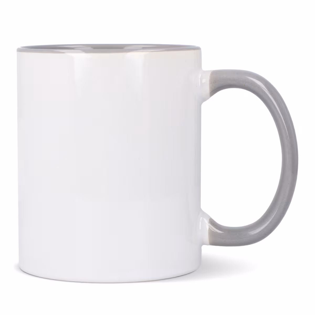 Vue 4 de Mug subli Oslo coloré à l'intérieur & anse 300ml