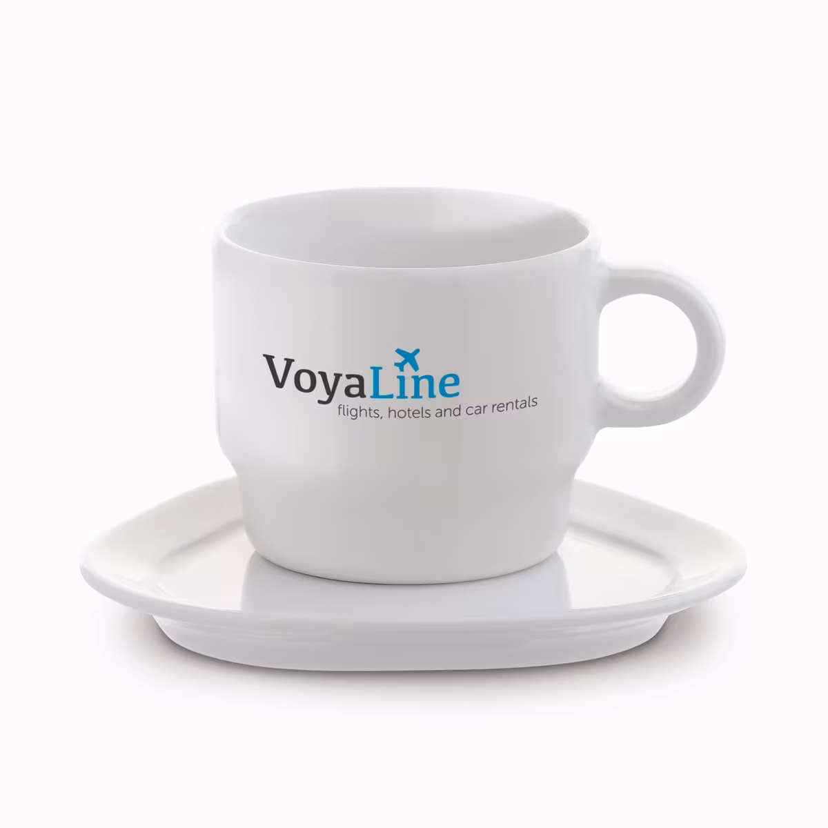 Tasse et soucoupe triangulaire Satellite 180ml